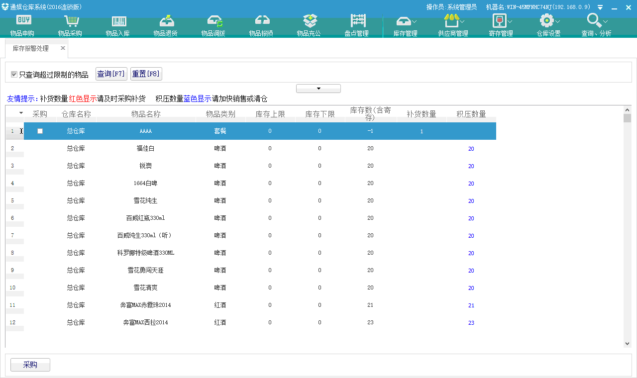 7.4.3. 库存报警处理 - 图1